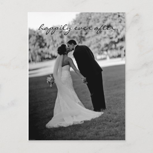 Carte postale mariage Thank You Note (Devant)