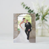 Carte postale mariage Thank You Note (Debout devant)