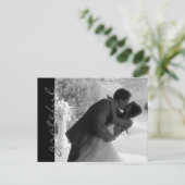 Carte postale mariage Thank You Note (Debout devant)