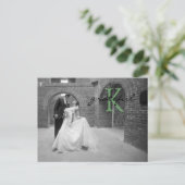 Carte postale mariage Thank You Note (Debout devant)