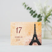 Carte postale Mariage Tour Eiffel (Debout devant)