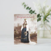 Carte Postale Mariage traditionnel suédois vintage de Dalécarlie (Debout devant)