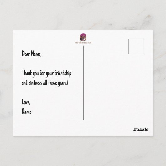 Carte Postale Mariage turc (Dos)