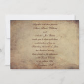 Carte postale Mariage vert menthe Rose (Dos)