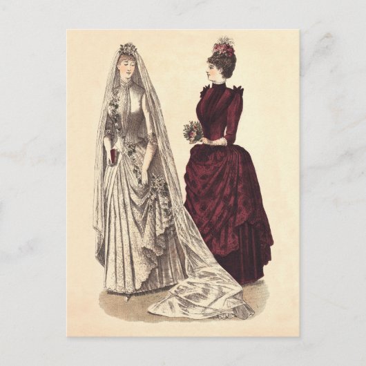 Carte Postale Mariage victorien (Devant)