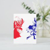 Carte Postale mariage victorien drôle (Debout devant)