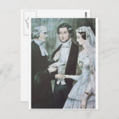 Carte postale Mariage victorienne (Devant / Derrière)