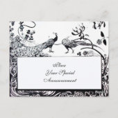 Carte Postale MARIAGES INSÉPARABLES MONOGRAM noir et blanc (Dos)