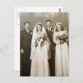 Carte Postale Mariages vintage (Devant / Derrière)