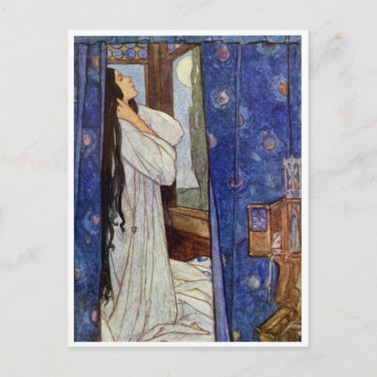 Carte Postale Mariana Vintage Illustration Florence Harrison (Devant)