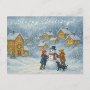 Carte Postale Marianna Pennsylvanie Vacances Hiver Collection