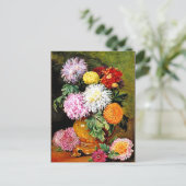 Carte Postale Marianne Nord - Chrysanthèmes japonais (Debout devant)