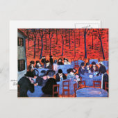 Carte Postale Marianne von Werefkin - Jardin de la bière (Devant / Derrière)