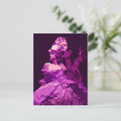 Carte Postale Marie Antionette -violet (Debout devant)