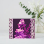 Carte Postale Marie Antionette -violet (Debout devant)
