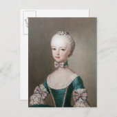 Carte Postale Marie Antoinette (Devant / Derrière)