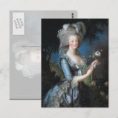 Carte Postale Marie Antoinette (Devant / Derrière)