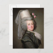 Carte Postale Marie-Antoinette de Habsbourg-Lorraine (Devant / Derrière)