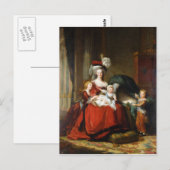 Carte Postale Marie-Antoinette de Lorraine-Habsbourg (Devant / Derrière)