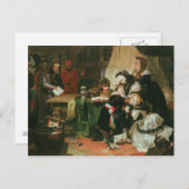 Carte Postale Marie Antoinette et ses enfants (Devant / Derrière)