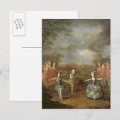 Carte Postale Marie Antoinette et ses soeurs (Devant / Derrière)