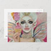 Carte Postale Marie Antoinette - la reine du cupcake (Devant / Derrière)
