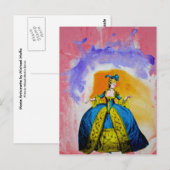 Carte Postale Marie Antoinette par Michael Moffa (Devant / Derrière)