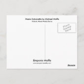 Carte Postale Marie Antoinette par Michael Moffa (Dos)