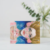 Carte Postale Marie Antoinette Qu'ils mangent du Cupcake ! En ro (Debout devant)