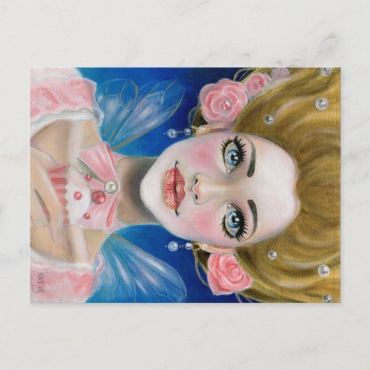 Carte Postale Marie Antoinette Qu'ils mangent du Cupcake ! En ro (Devant)