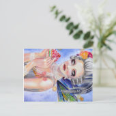 Carte Postale Marie Antoinette - Reine des Cupcakes (Debout devant)