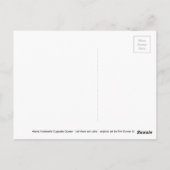 Carte Postale Marie Antoinette - Reine des Cupcakes (Dos)