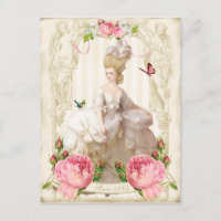 Marie Antoinette Robe Blanche & Roses Roses Roses