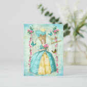 Carte postale Marie Antoinette Romantic Mint Dream (Debout devant)