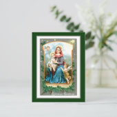 Carte Postale Marie Bébé Jésus et Ange (Debout devant)