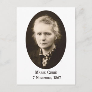 Carte Postale Marie-Curie Postcard