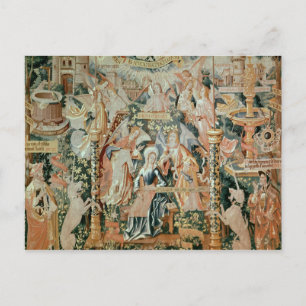 Carte Postale Marie dans le Temple, Scènes de la vie de