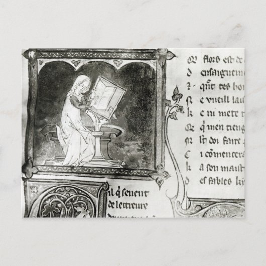 Carte Postale Marie de France écrit (Devant)