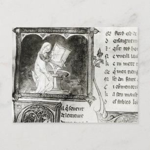 Carte Postale Marie de France écrit