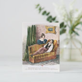 Carte Postale Marie Dorval dans le rôle d'Adele d'Hervey (Debout devant)