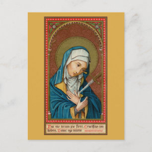 Carte Postale Marie en Mater Dolorosa (Mère des Douleurs) (SAU20