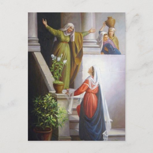 Carte postale Marie et Elisabeth par Carl Bloch (Devant)