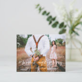 Carte Postale Marié et Joyeux photo élégante Noël (Debout devant)