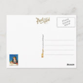 Carte Postale Marie et un bébé endormi Jésus (Dos)