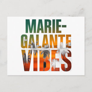 Carte Postale Marie-Galante Vibes Postcard