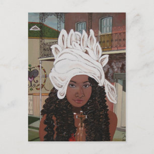 Carte Postale Marie Laveaux dans le quartier français
