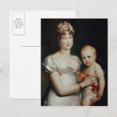 Carte Postale Marie-Louise d'Habsbourg-Lorraine (Devant / Derrière)