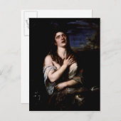 Carte Postale Marie Madeleine, c.1561 (Devant / Derrière)