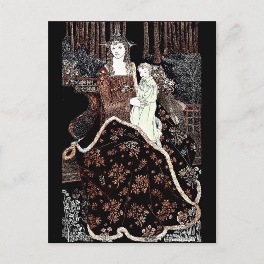 Carte Postale Marie tenant le bébé Jésus (Devant)