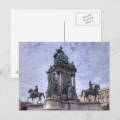 Carte Postale Marie-Thérèse d'Autriche-Hongrie (Devant / Derrière)